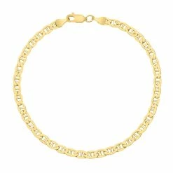 Deals π₯ Monary 14K Yellow Gold Filled 4.2MM Mariner Link Chain Bracelet with Lobster Clasp for π© women π₯