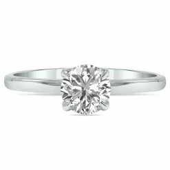 Top 10 π Monary Lab Grown 3/4 Carat Diamond Solitaire Ring in 14K White Gold (F-G Color, VVS1-VVS2 Clarity) for π© women β¨
